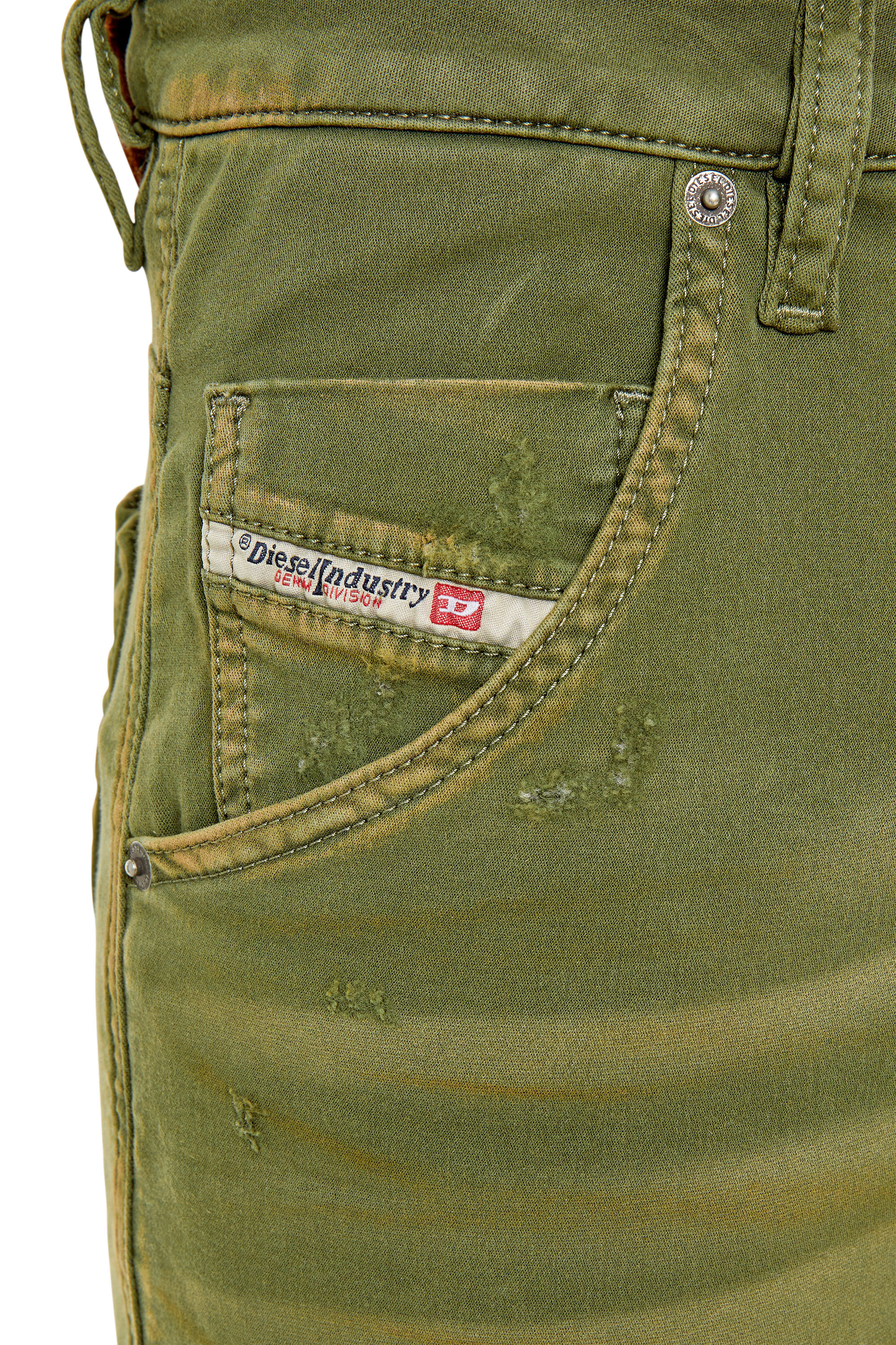 Diesel - Man Tapered 2030 D-Krooley Joggjeans® 09E98, Green - Image 4