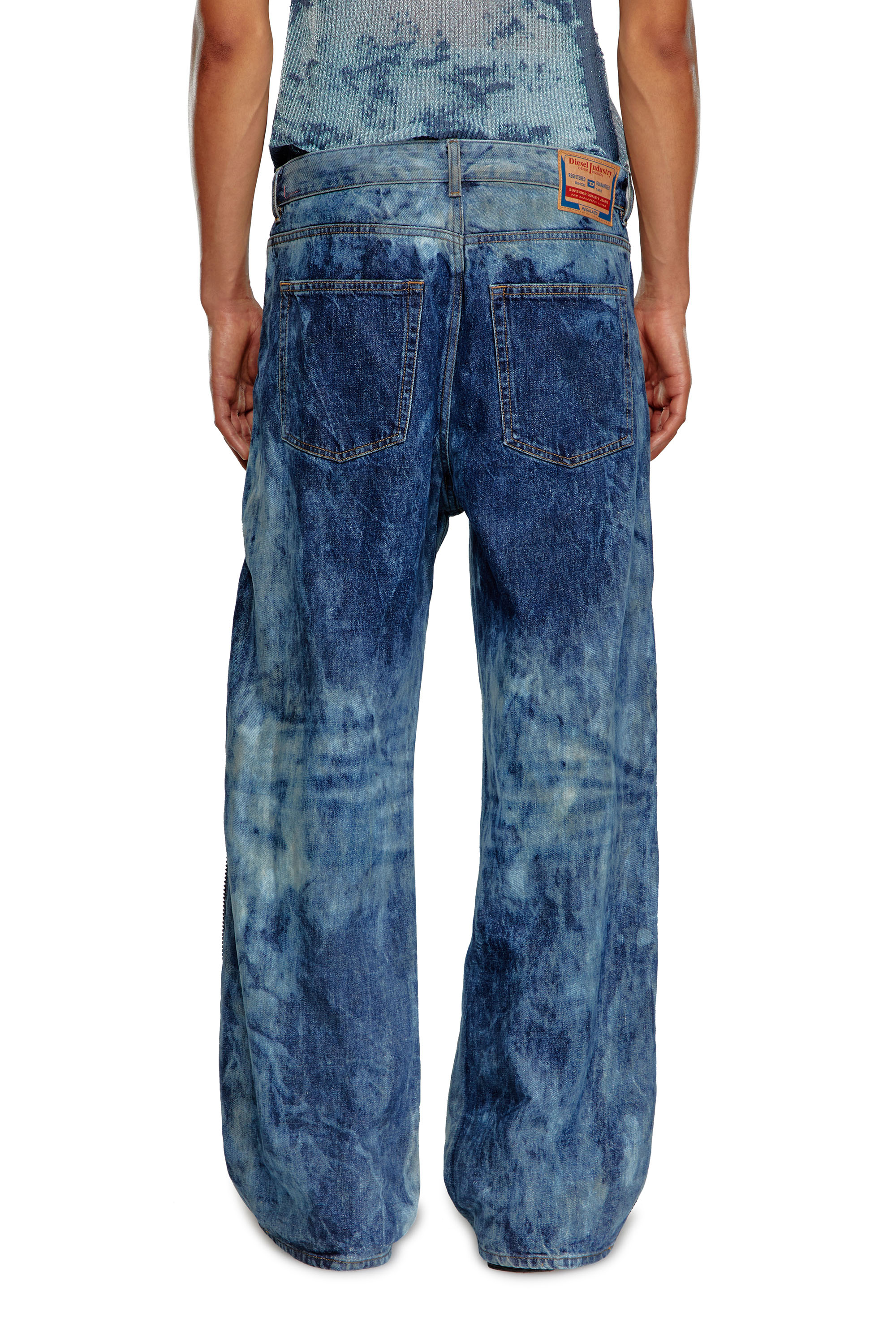 Diesel - Man Straight Jeans D-Rise 0PGAX, Medium blue - Image 3