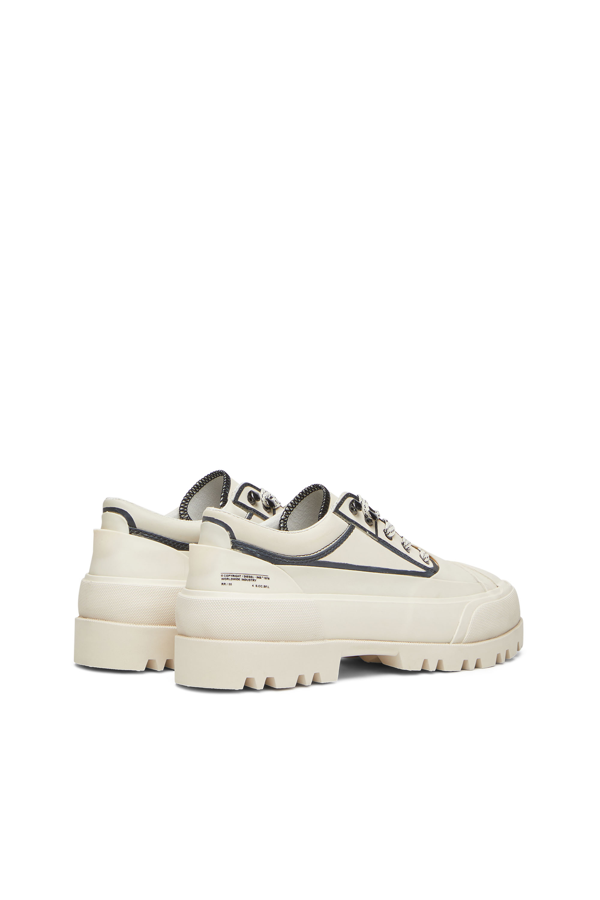 Diesel - D-HIKO SH X, Man D-Hiko SH X - Combat shoe in leather and rubber in Multicolor - Image 3