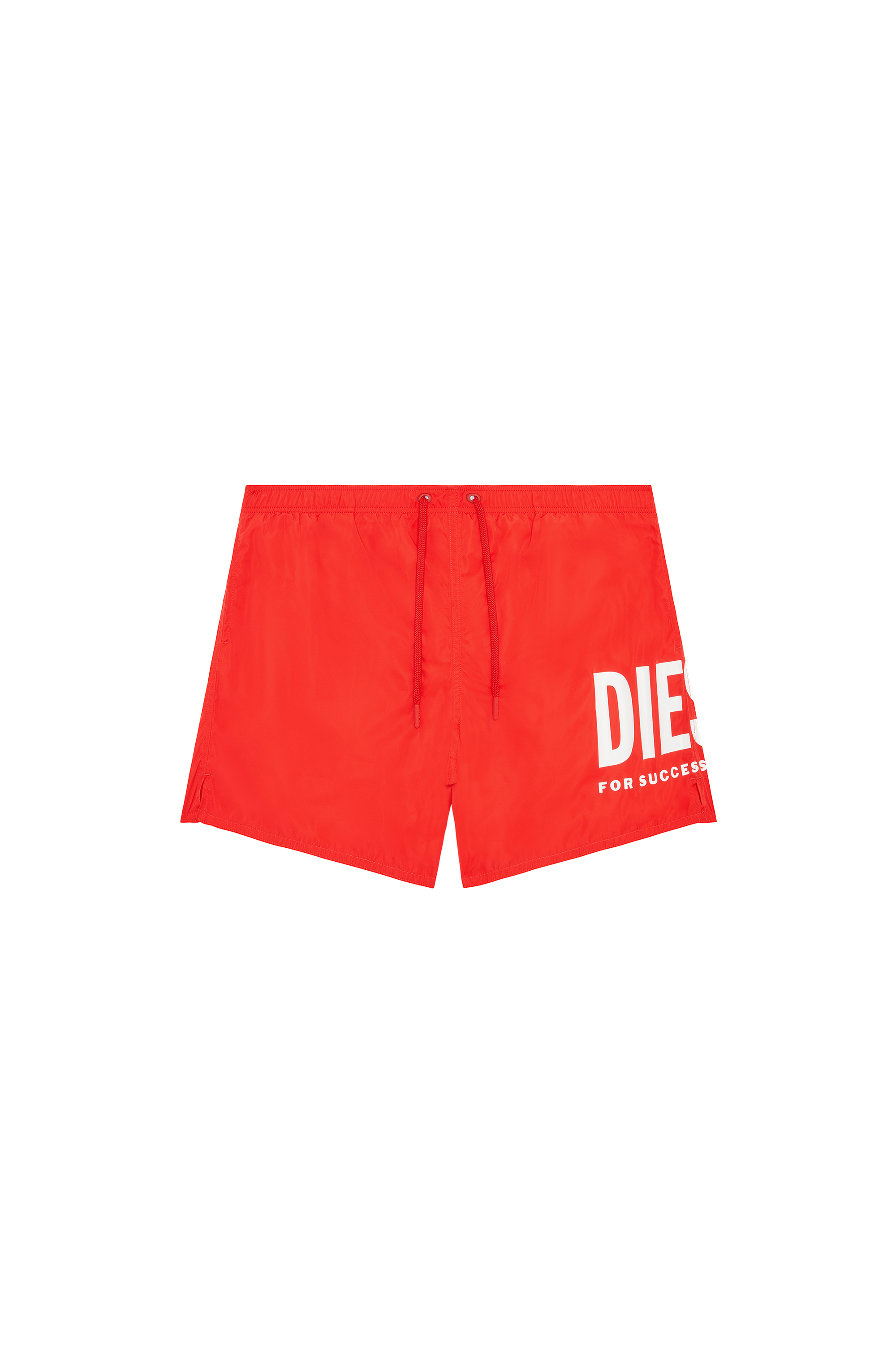 Diesel - BMBX-NICO, Man Mid-length swim shorts with maxi logo in Red - Image 5