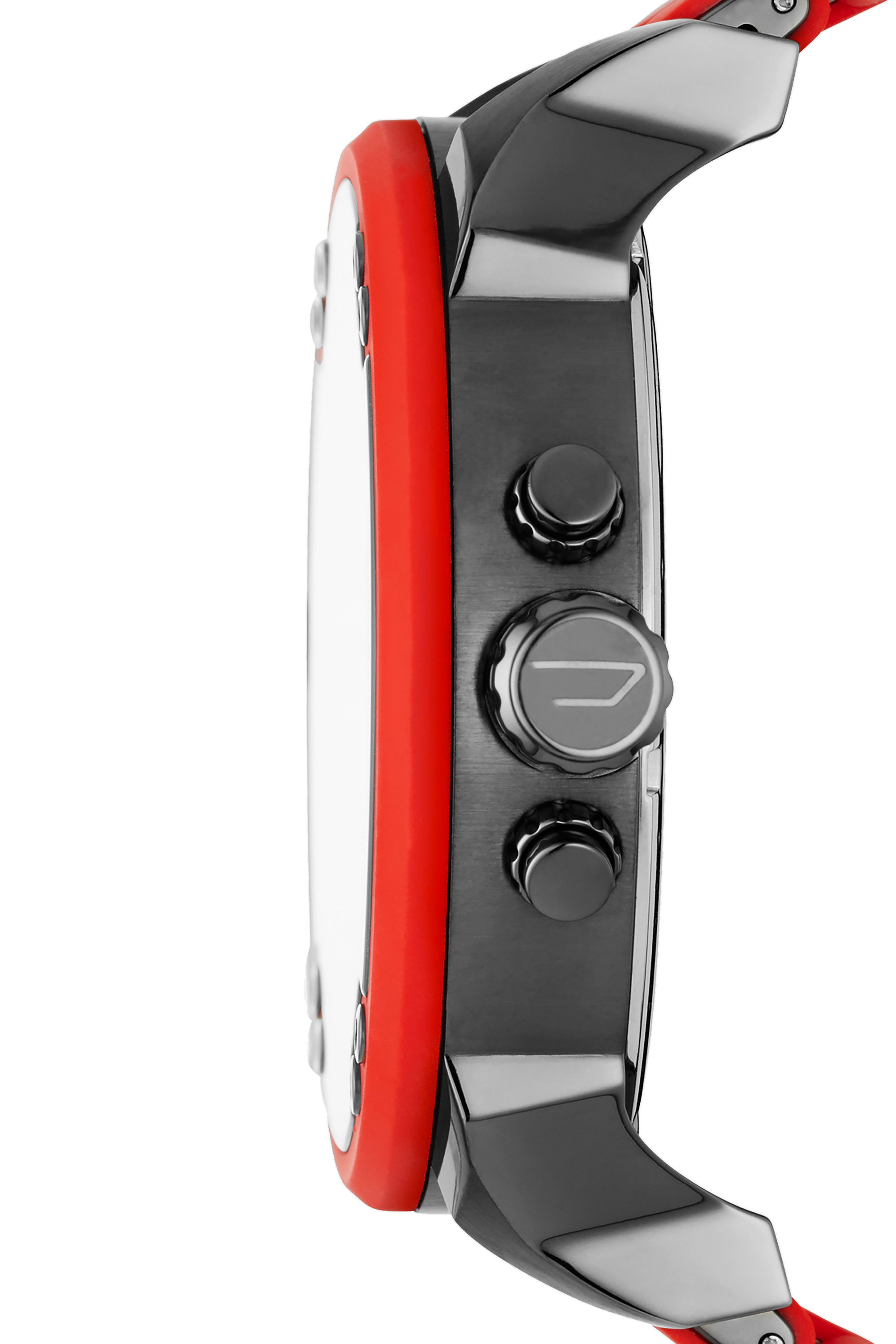 Diesel - DZ7370, Man Mr. Daddy 2.0 red metal watch, 55 mm in Red - Image 2