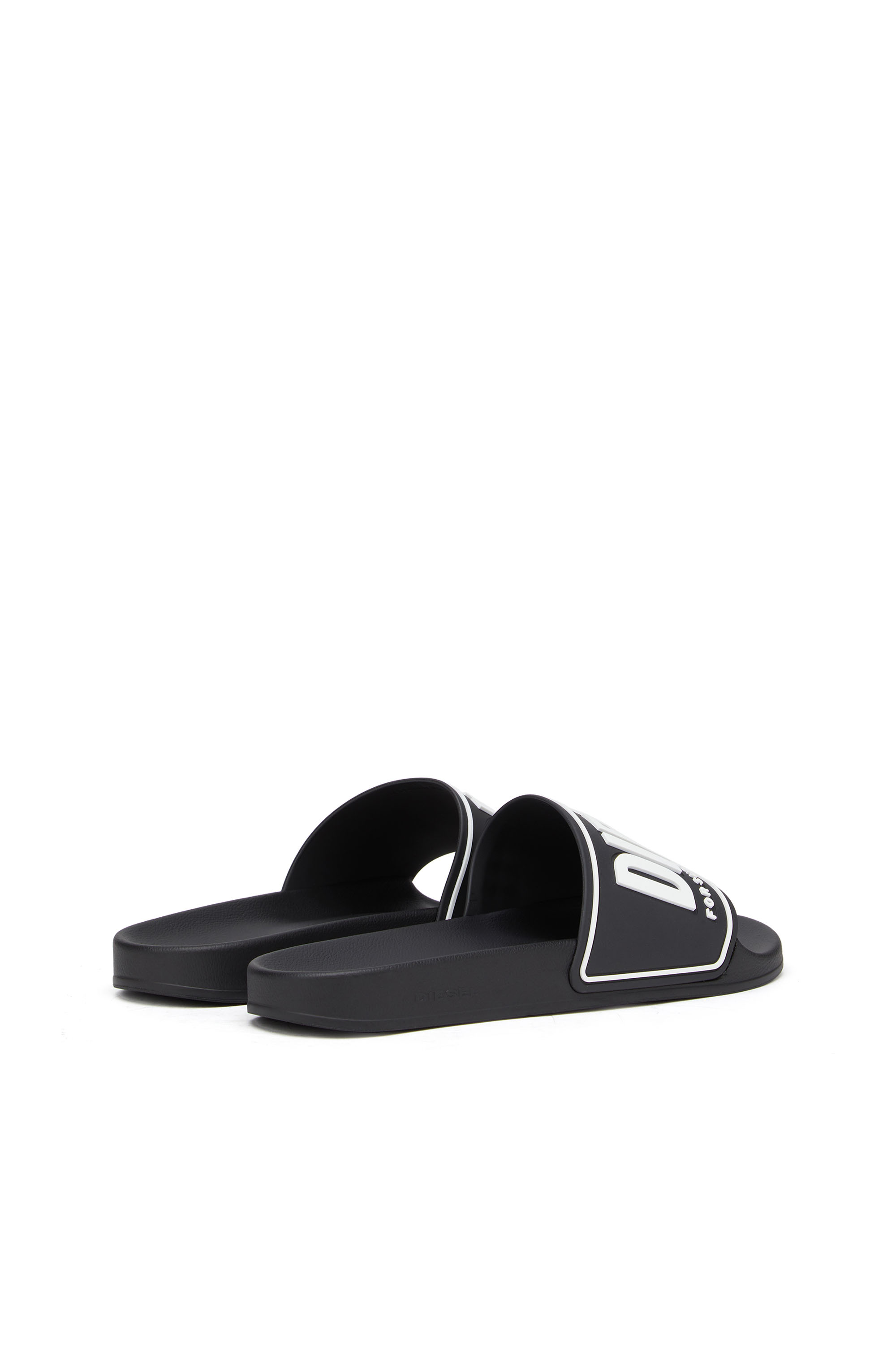 Diesel - SA-MAYEMI CC, Man Sa-Mayemi-Pool slides with 3D logo in Black - Image 3