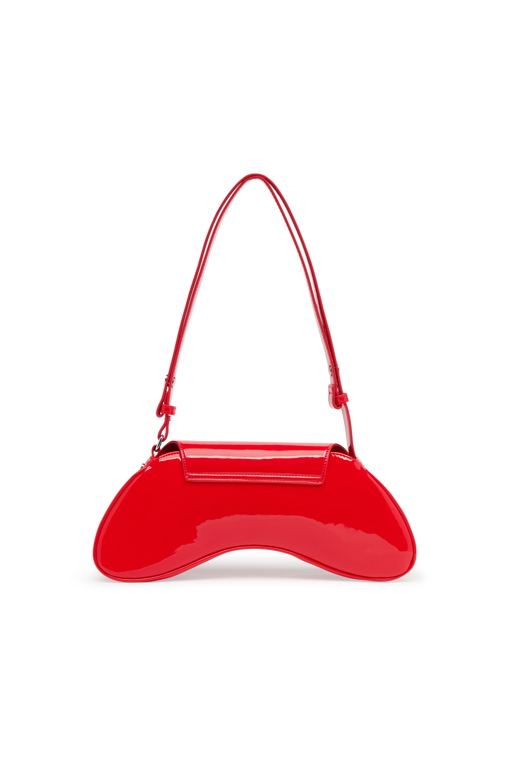 Diesel - PLAY CROSSBODY, Woman Play-Glossy crossbody bag in Red - Image 2