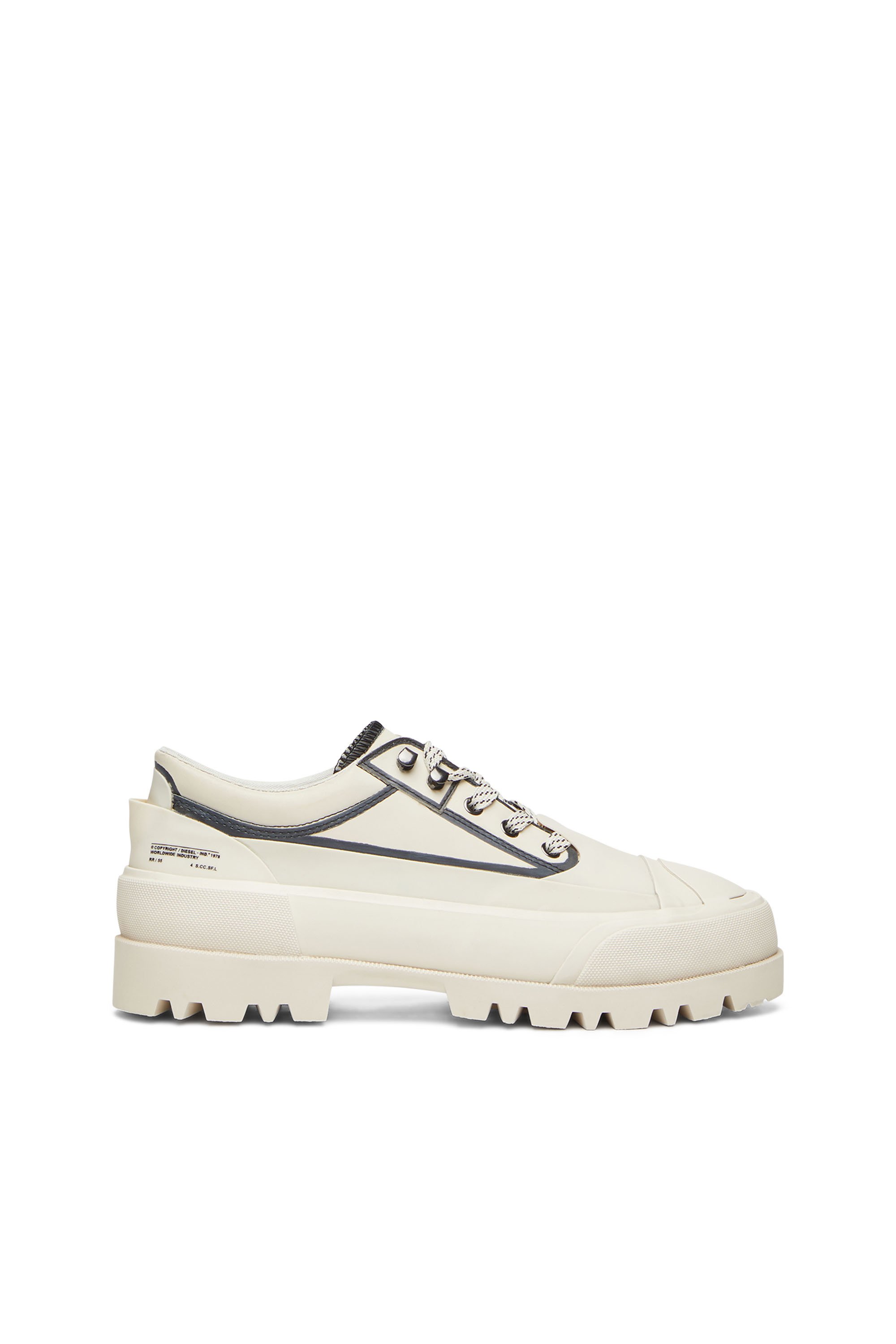 Diesel - D-HIKO SH X, Man D-Hiko SH X - Combat shoe in leather and rubber in Multicolor - Image 1