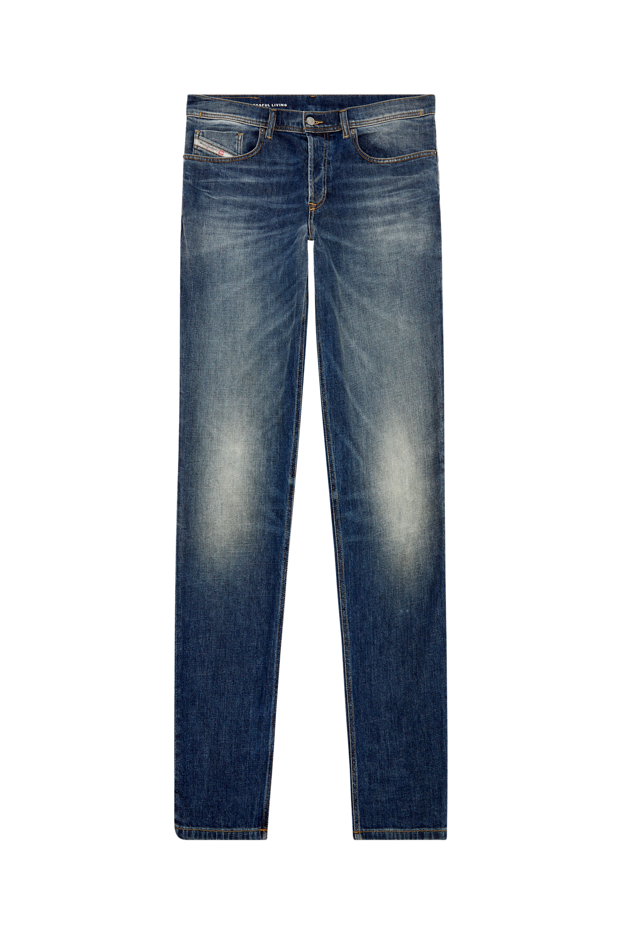 Diesel - Man Tapered Jeans 2023 D-Finitive 09H43, Dark Blue - Image 5