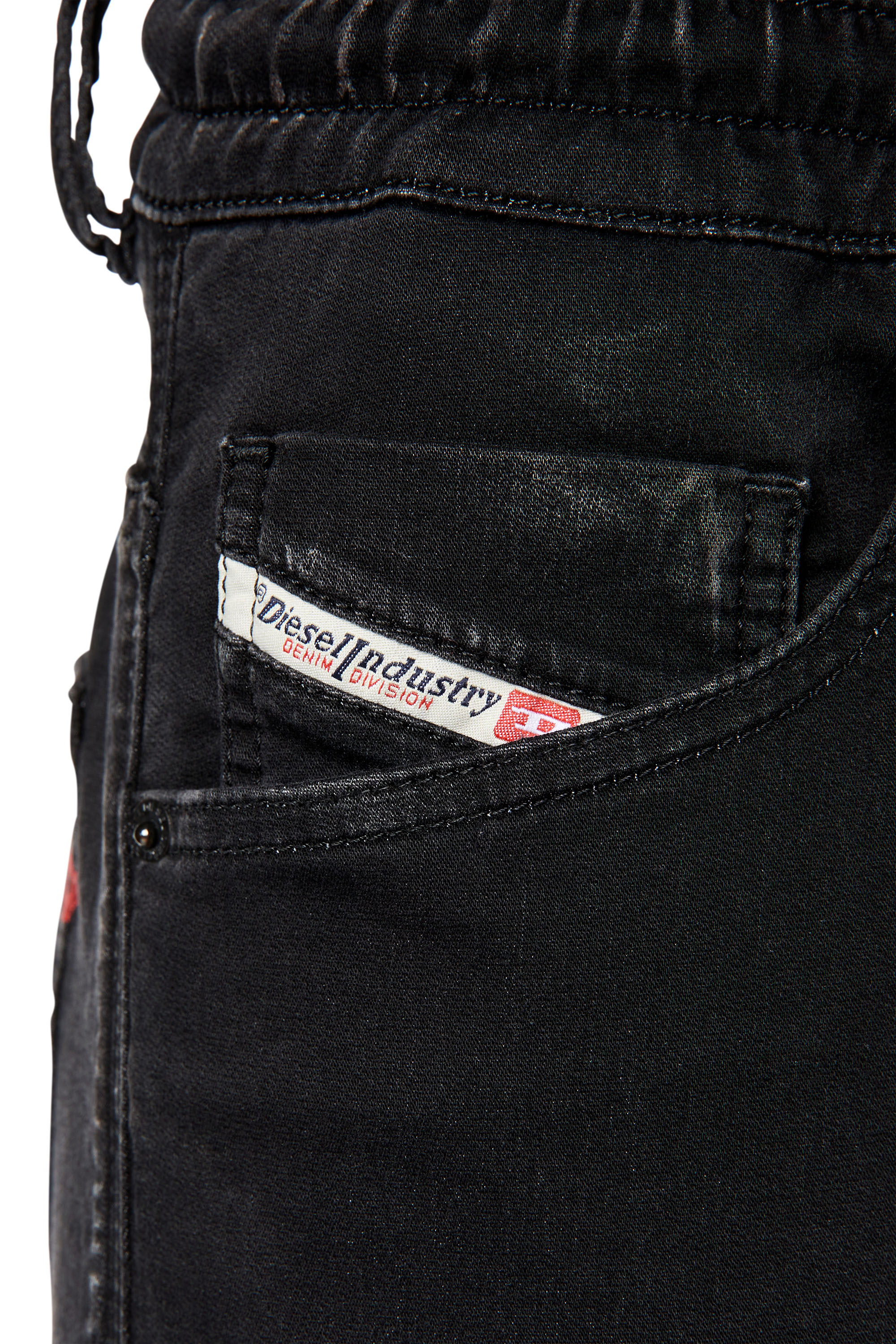 Diesel - Man Tapered 2030 D-Krooley Joggjeans® 068DX, Black/Dark grey - Image 4