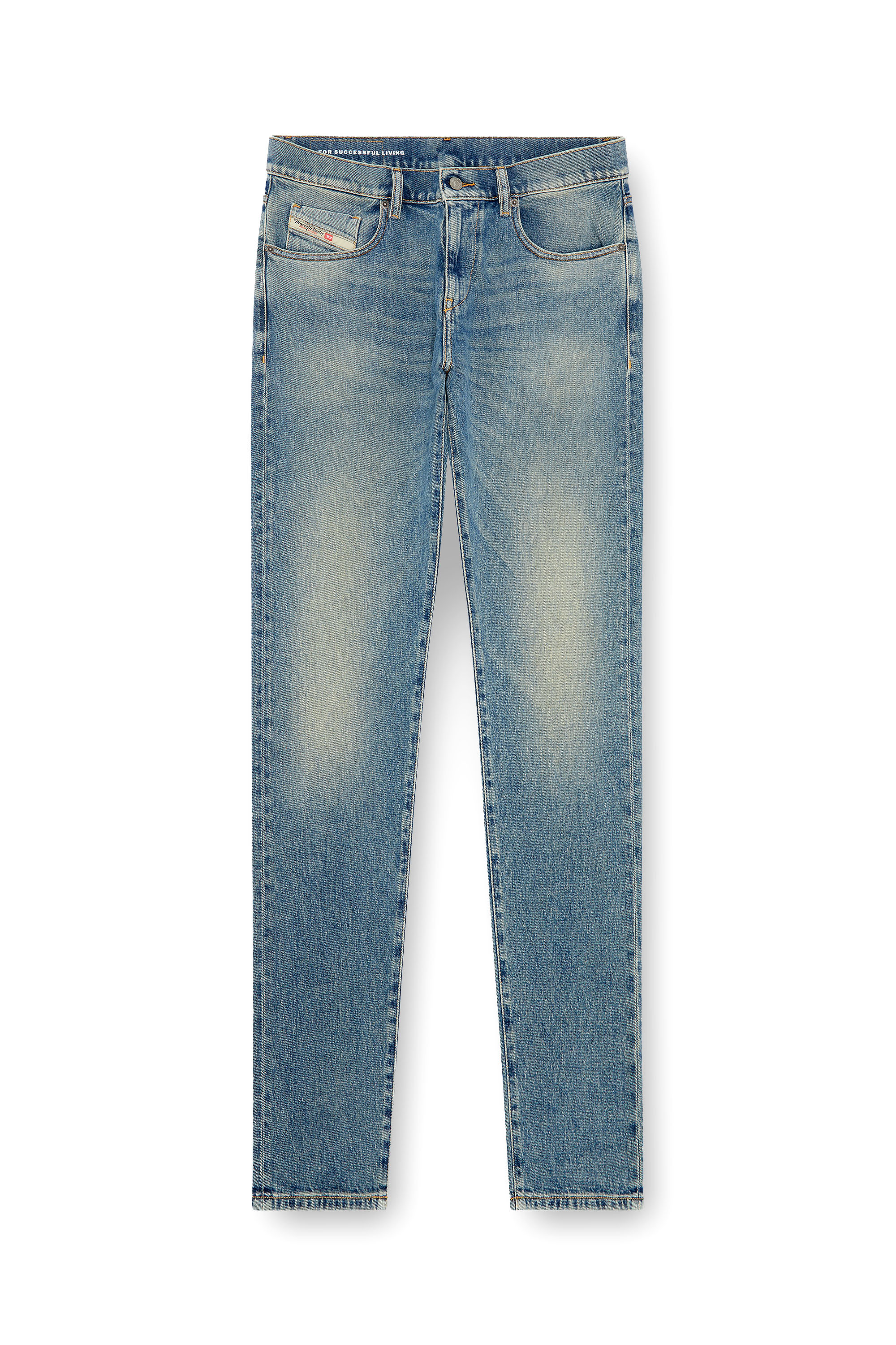 Diesel - Man Slim Jeans 2019 D-Strukt 09J55, Light Blue - Image 5