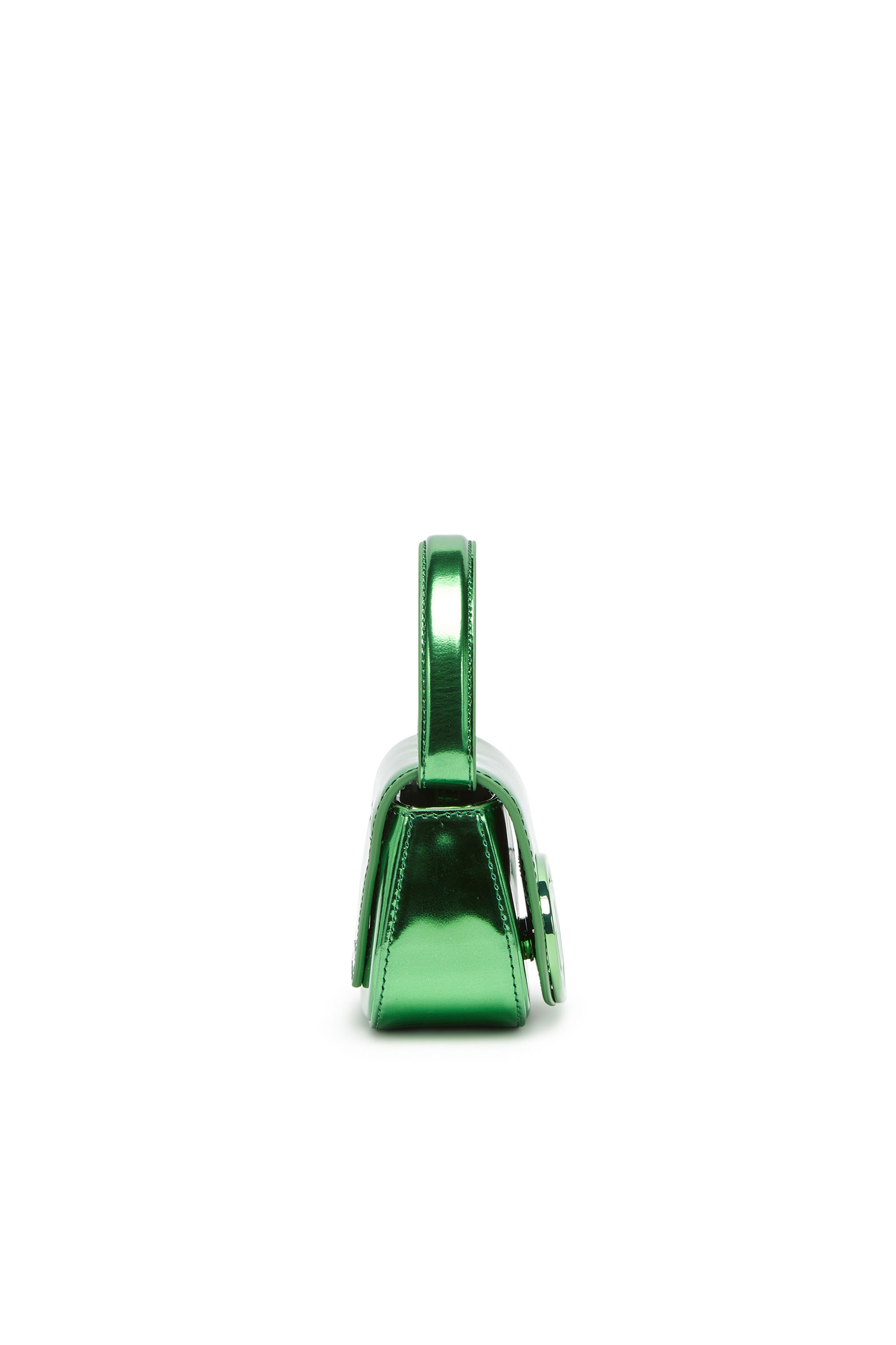 Diesel - 1DR-XS-S, Mujer 1DR-XS-S-Mini bolso icónico de cuero espejado in Verde - Image 3