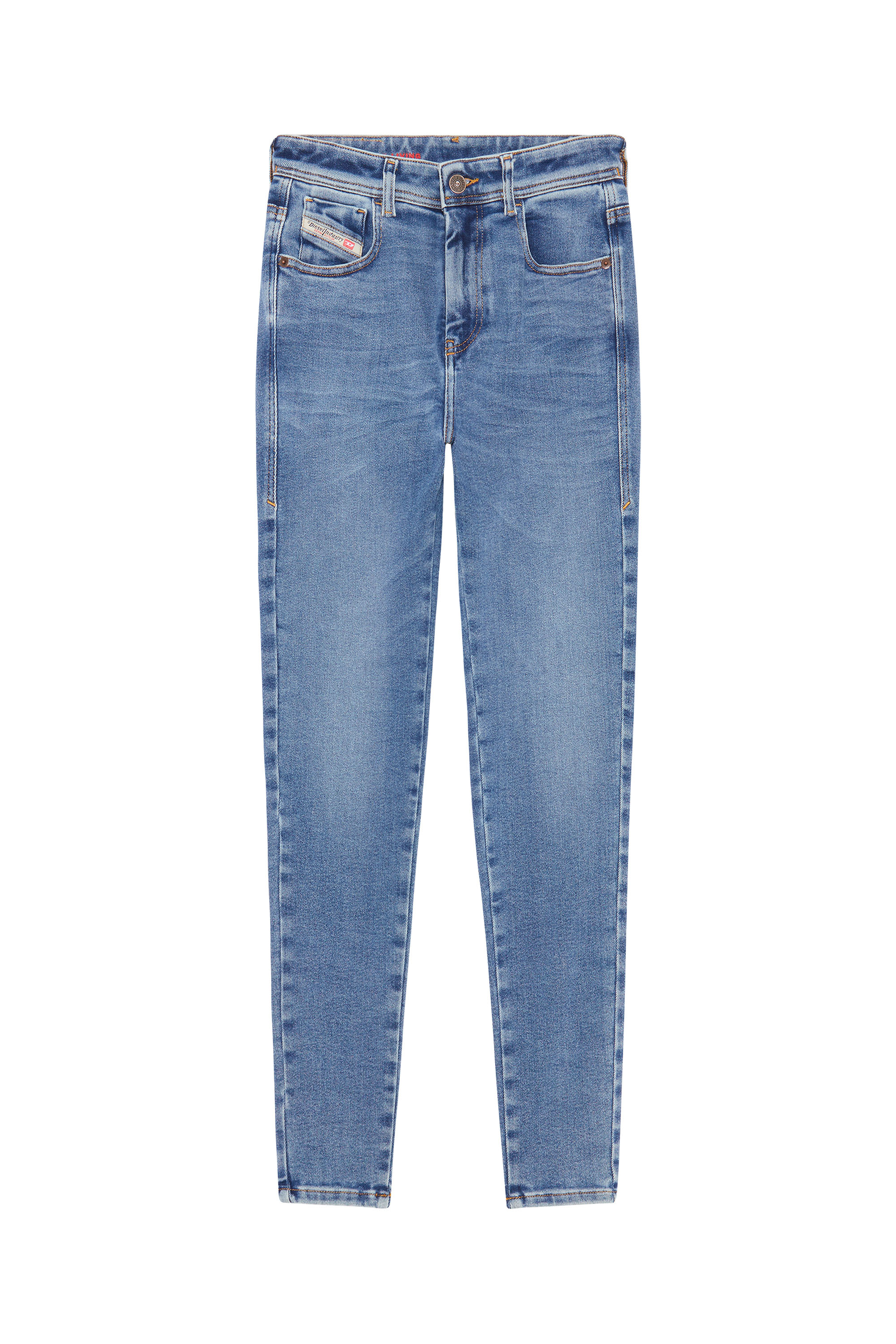 Diesel - Woman Super skinny Jeans 1984 Slandy-High 09D62, Medium blue - Image 2