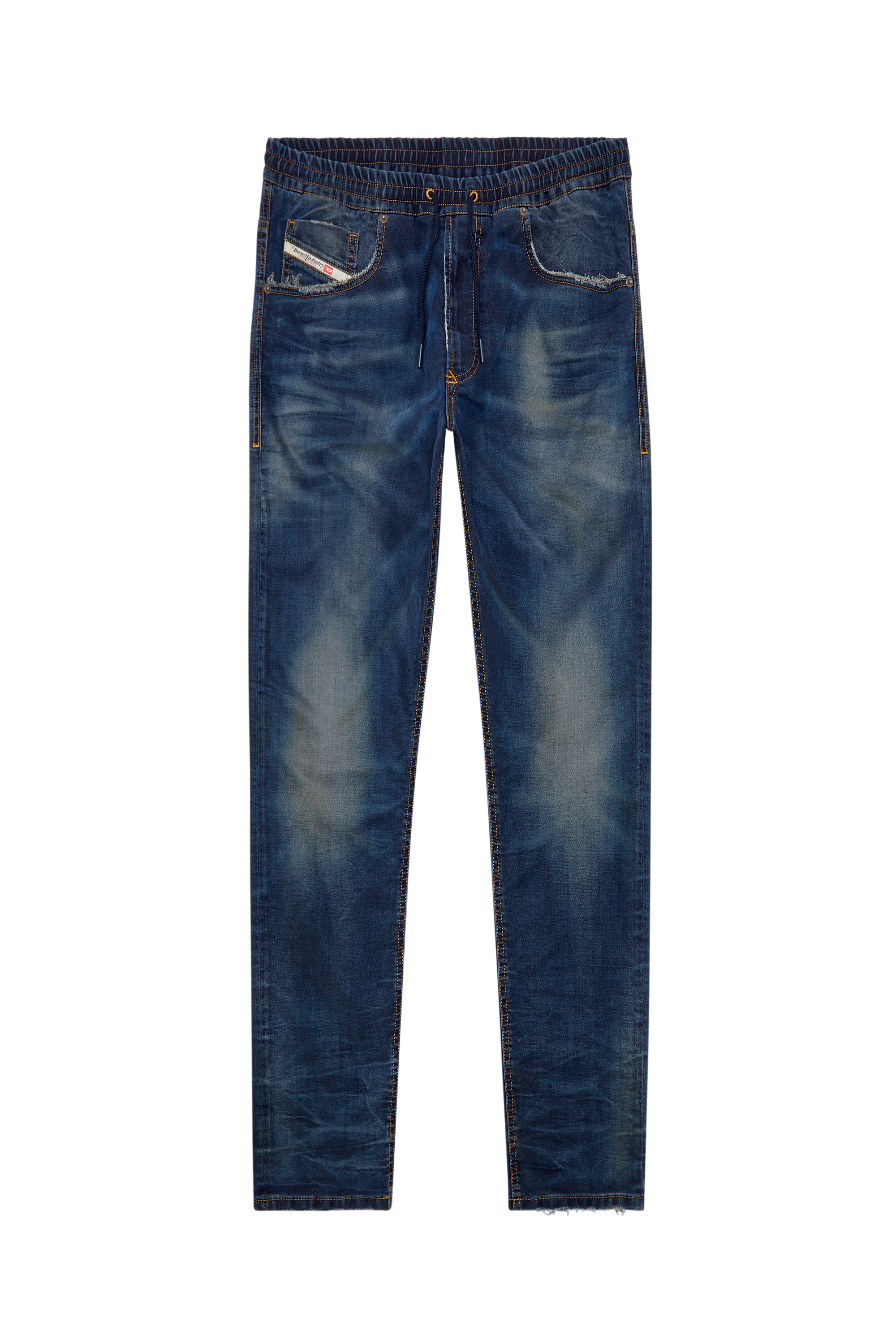 Diesel - Man Tapered 2030 D-Krooley Joggjeans® 068JA, Dark Blue - Image 3