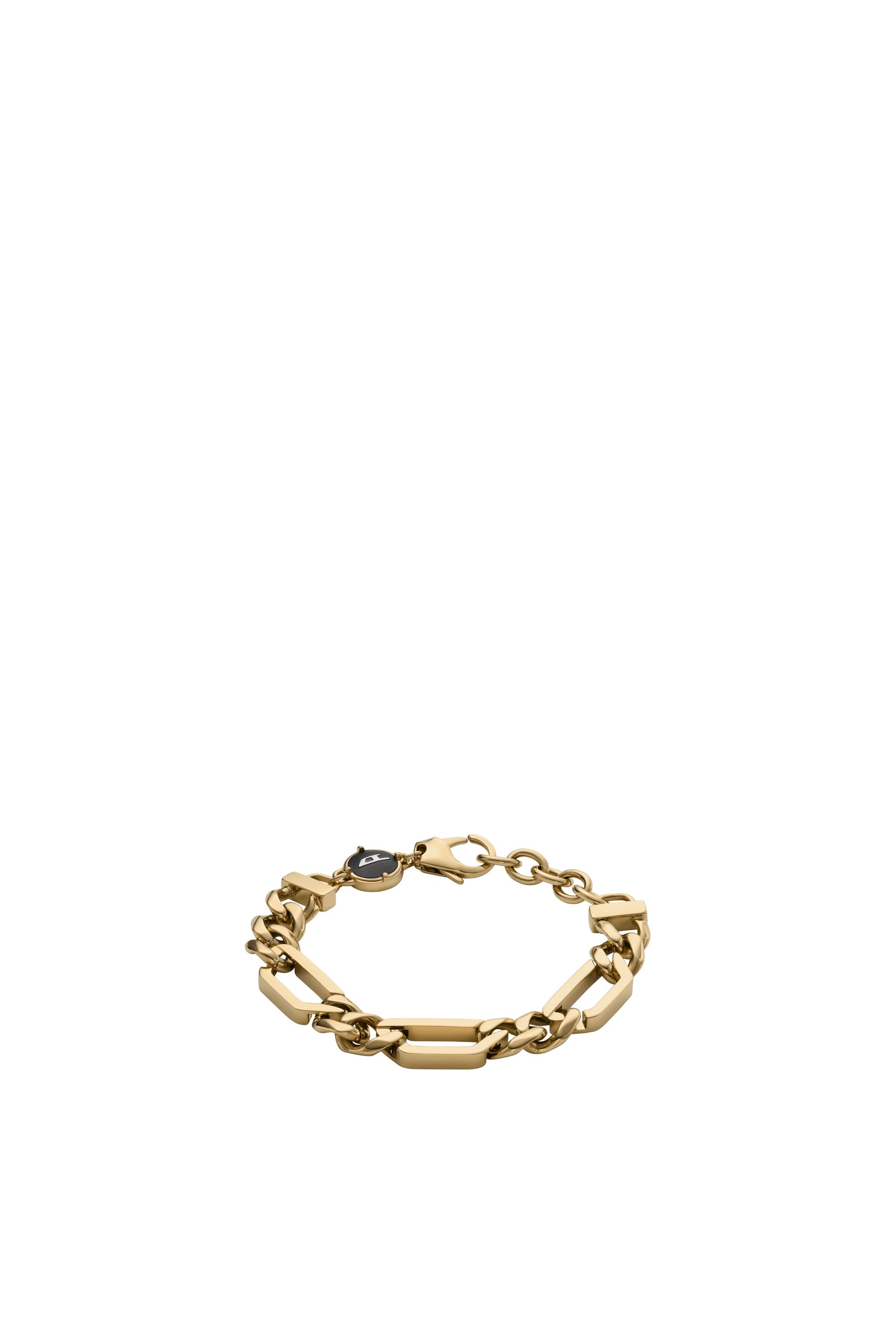 Diesel - DX1471, Unisex Gold-Tone stainless steel chain bracelet in Oro - Image 2