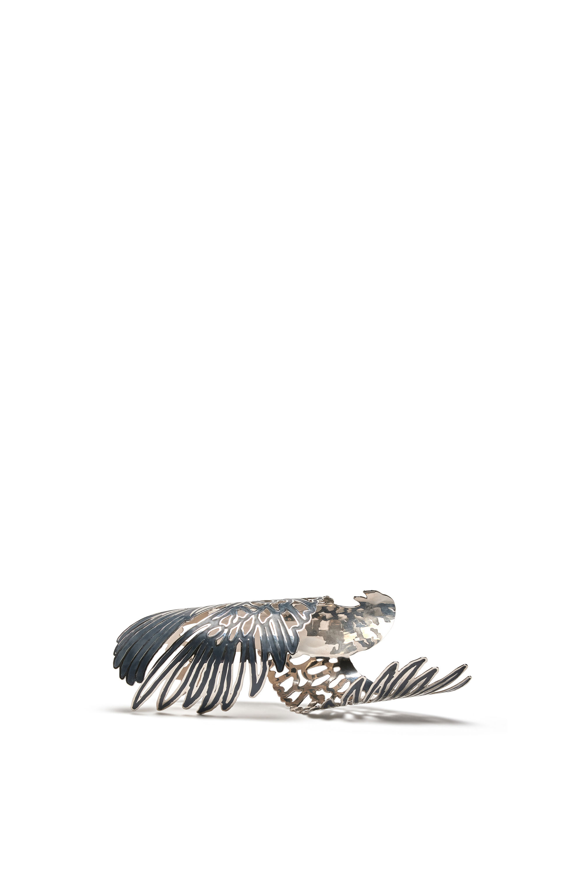 Diesel - EAGLE ARMBAND, Woman Eagle arm cuff in Silver - Image 3