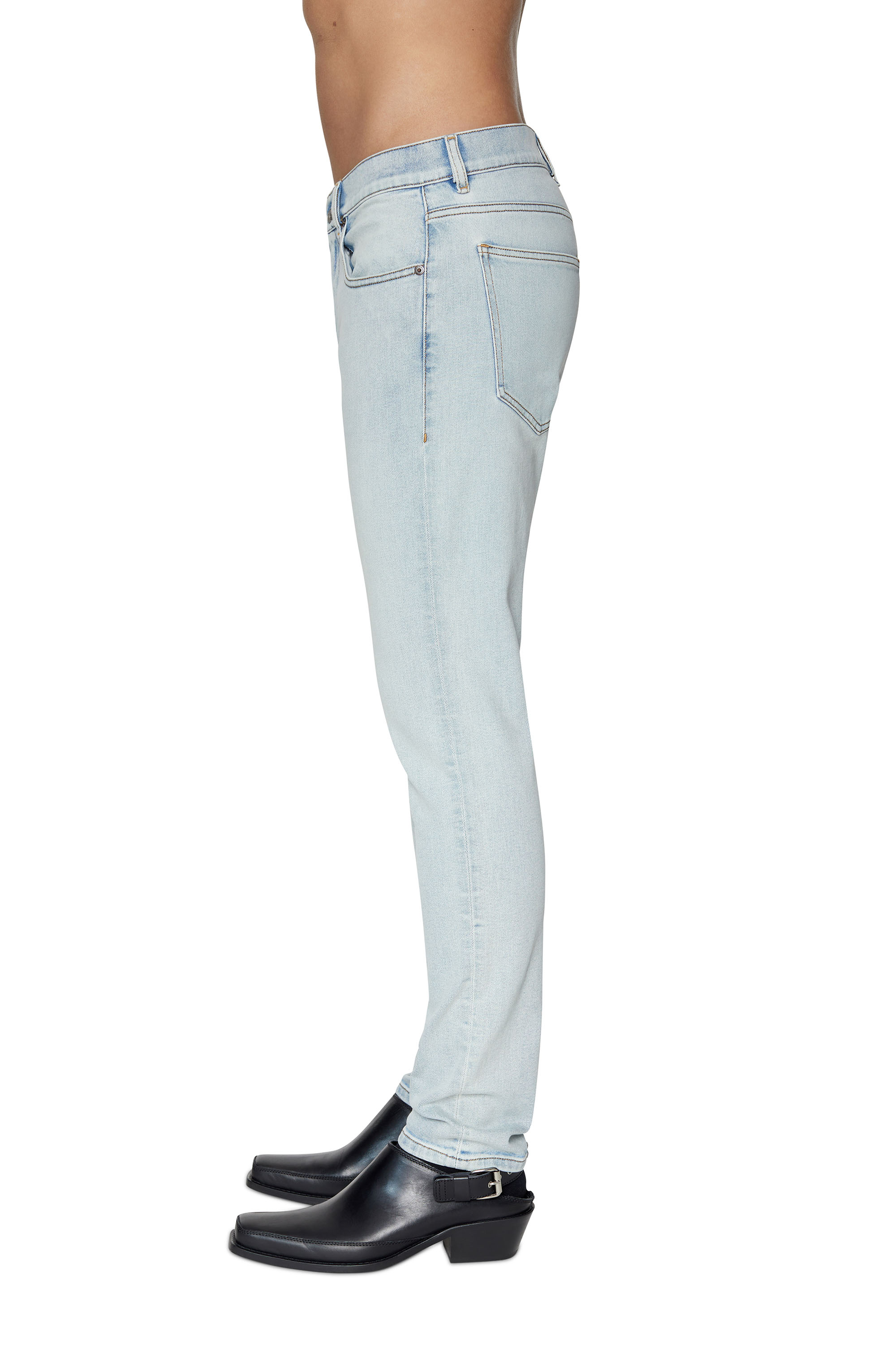 Diesel - Man Slim Jeans 2019 D-Strukt 09C08, Light Blue - Image 5