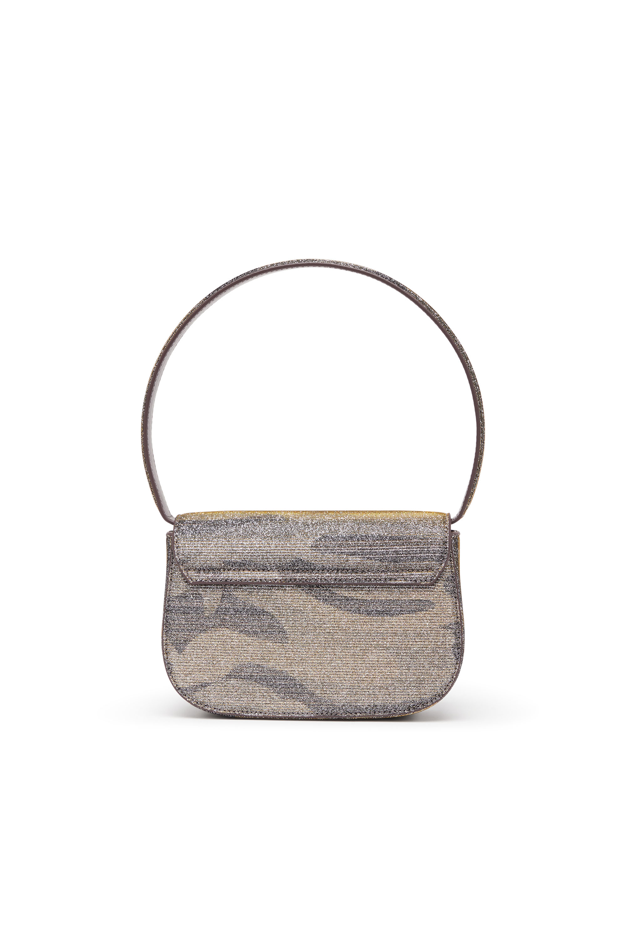 Diesel - 1DR, Woman 1DR-Iconic shoulder bag in camo lurex in Multicolor - Image 2