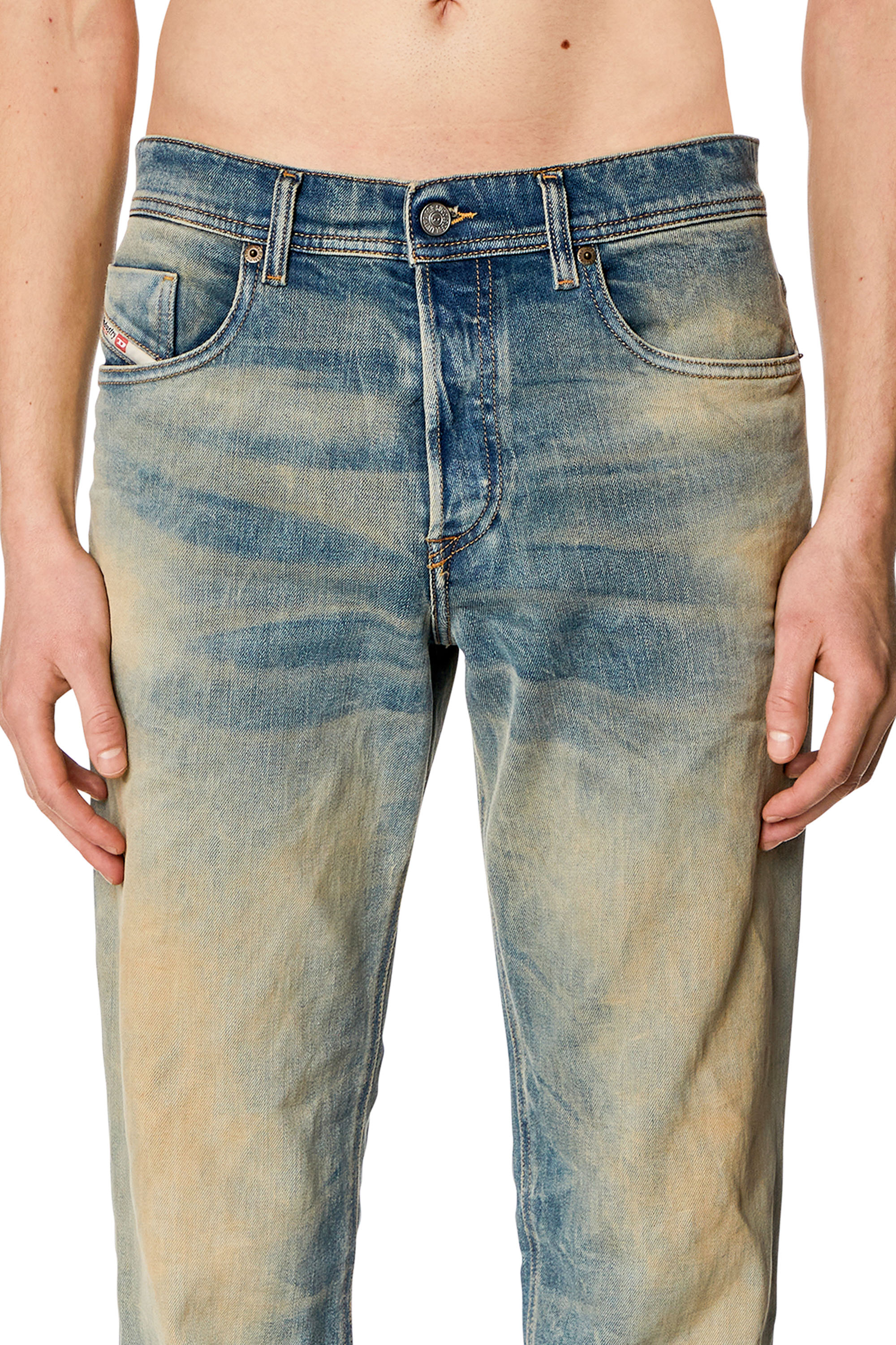 Diesel - Man Tapered Jeans 2023 D-Finitive 09H78, Medium blue - Image 4