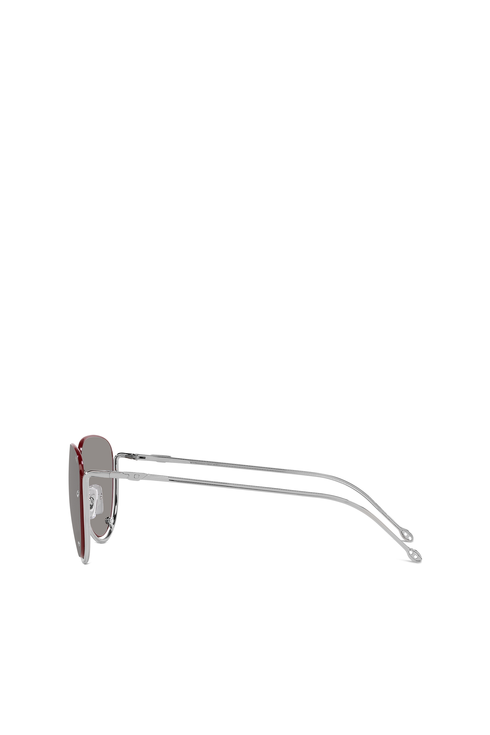 Diesel - 0DL1003, Unisex Pilot model sunglasses in Silver - Image 2