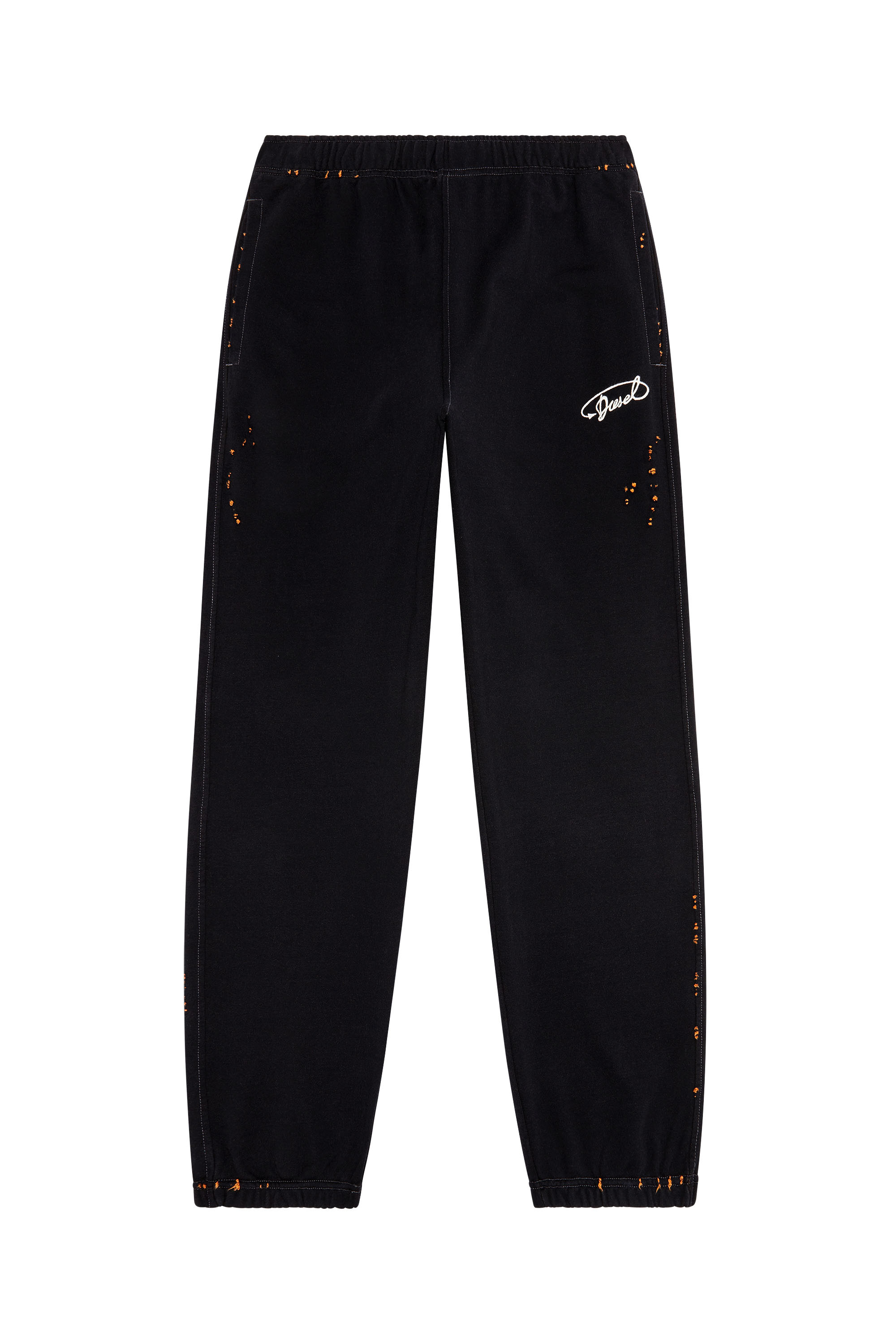 Diesel - P-MARKY-POCK, Man Track pants with destroyed detailing in Black - Image 4