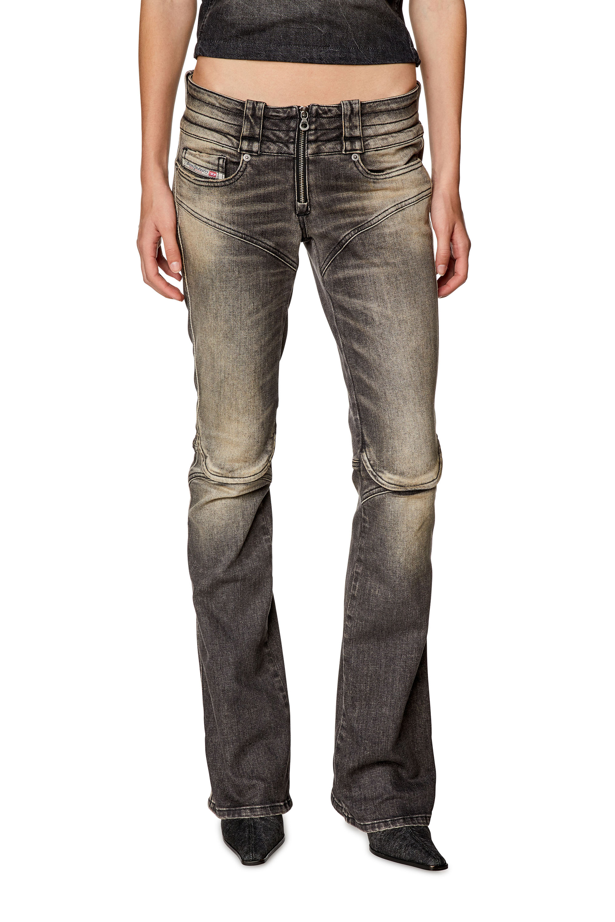 Diesel - Bootcut and Flare Jeans Belthy 0JGAL, Mujer Bootcut y Flare Jeans - Belthy in Negro - Image 2