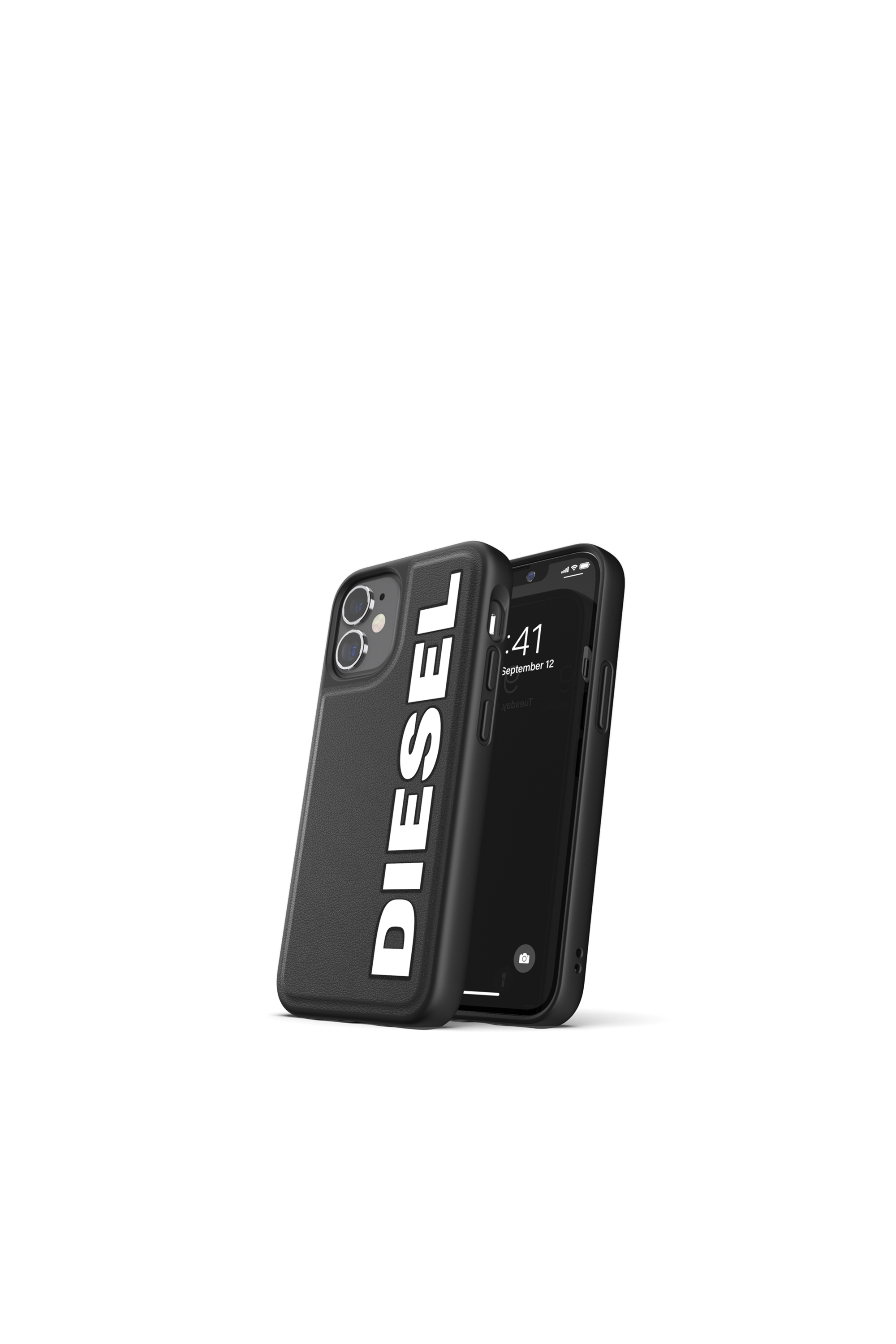 Diesel - 42491 STANDARD CASE, Unisex Funda moldeada por iPhone 12 Mini in Negro - Image 3