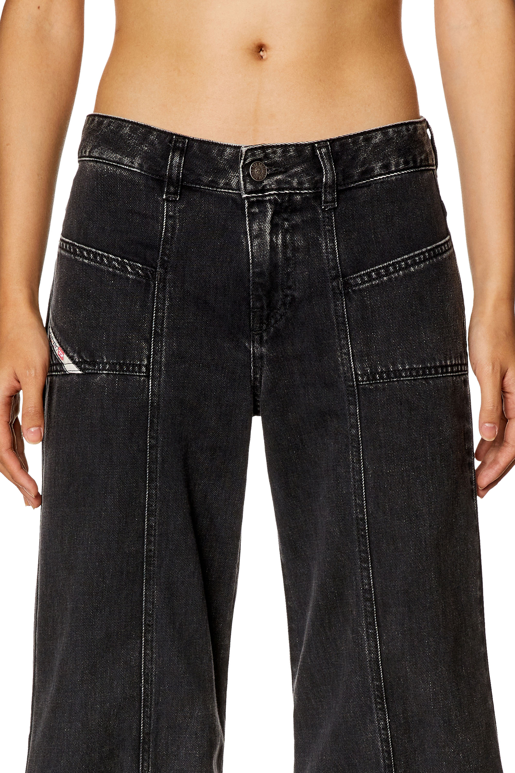 Diesel - Bootcut and Flare Jeans D-Akii 068HN, Mujer Bootcut y Flare Jeans - D-Akii in Negro - Image 4