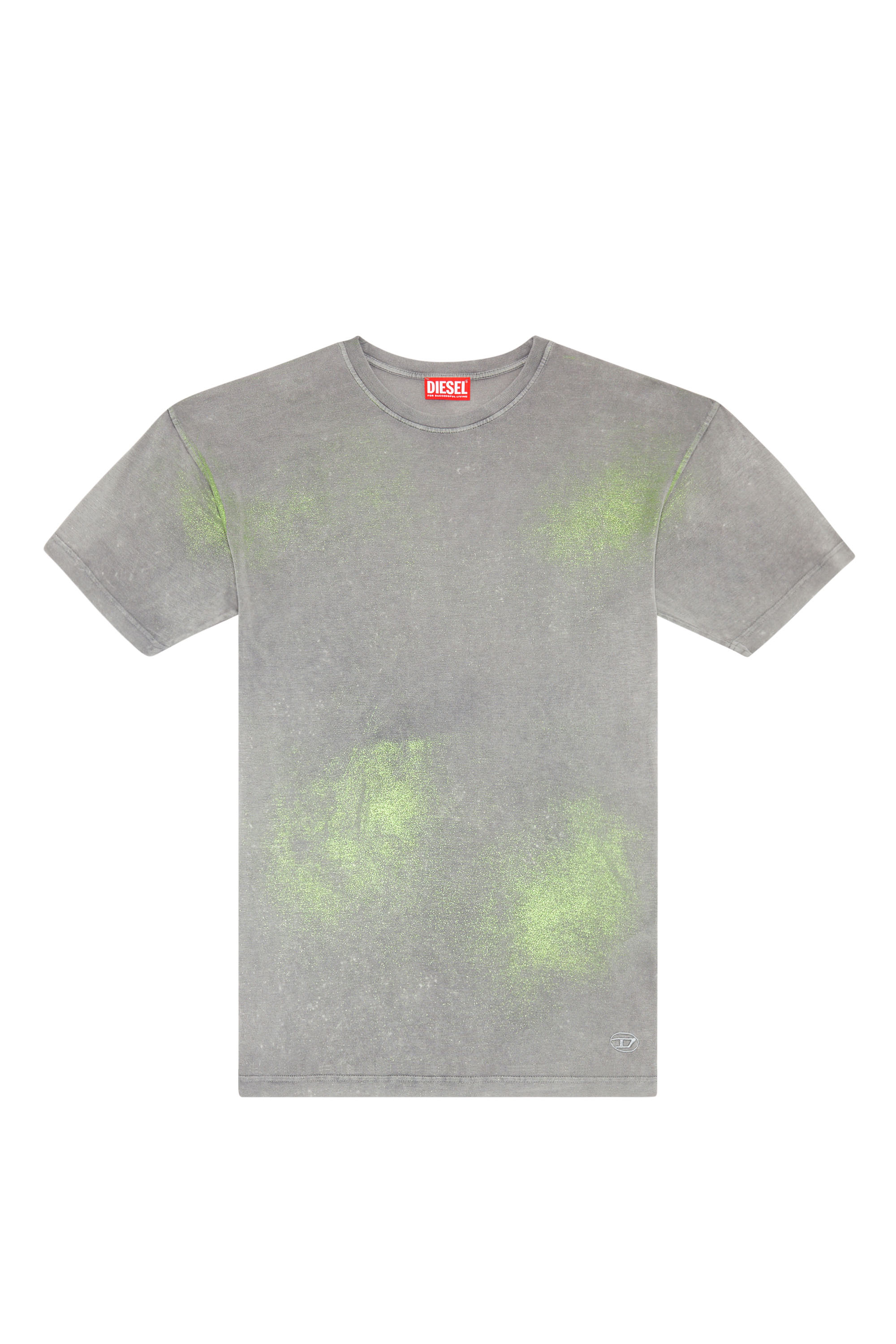 Diesel - T-BUXT, Woman Faded metallic T-shirt in Multicolor - Image 3