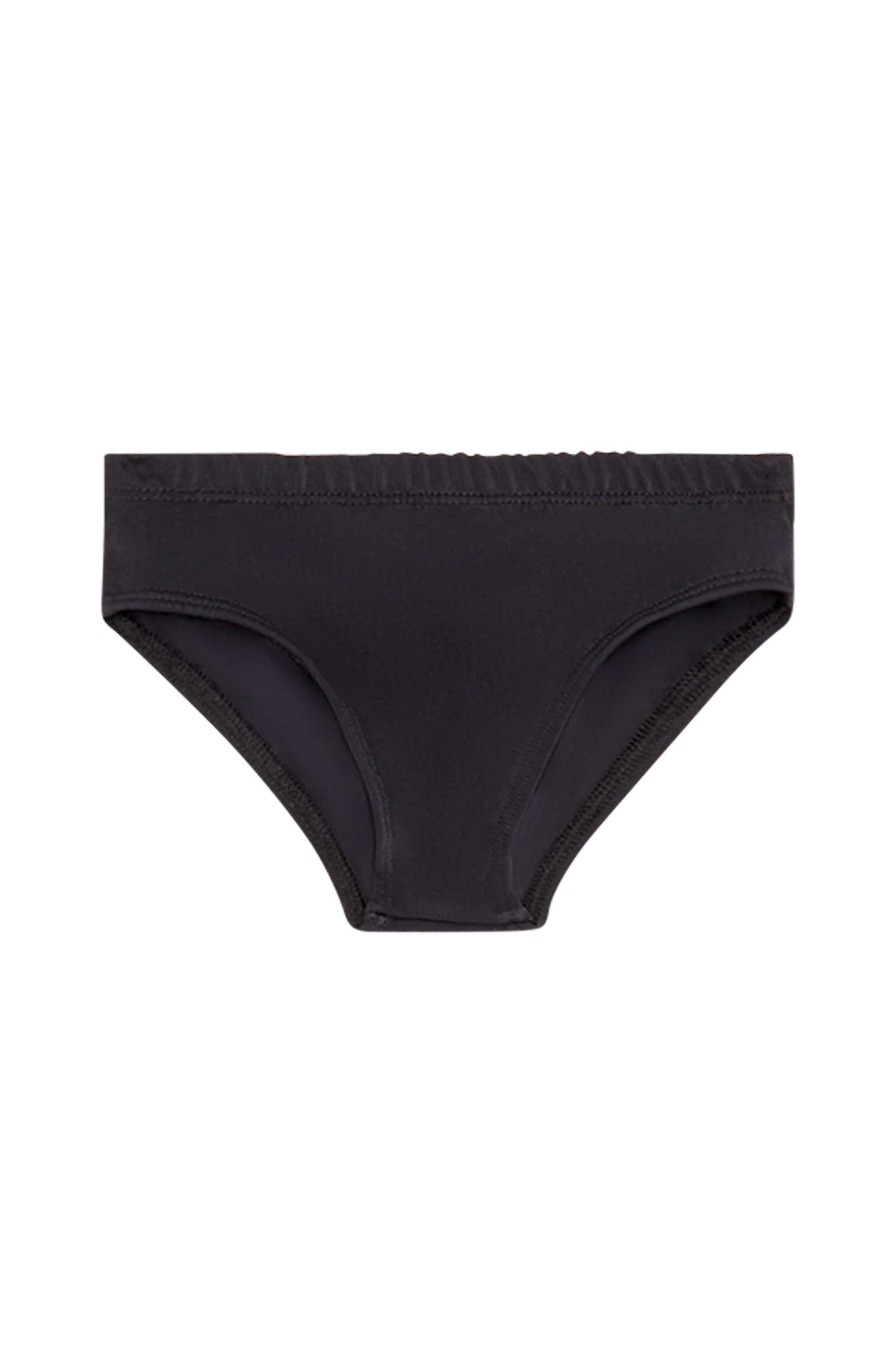 Diesel - MILVOB, Man Swim briefs with maxi logo in Black - Image 1