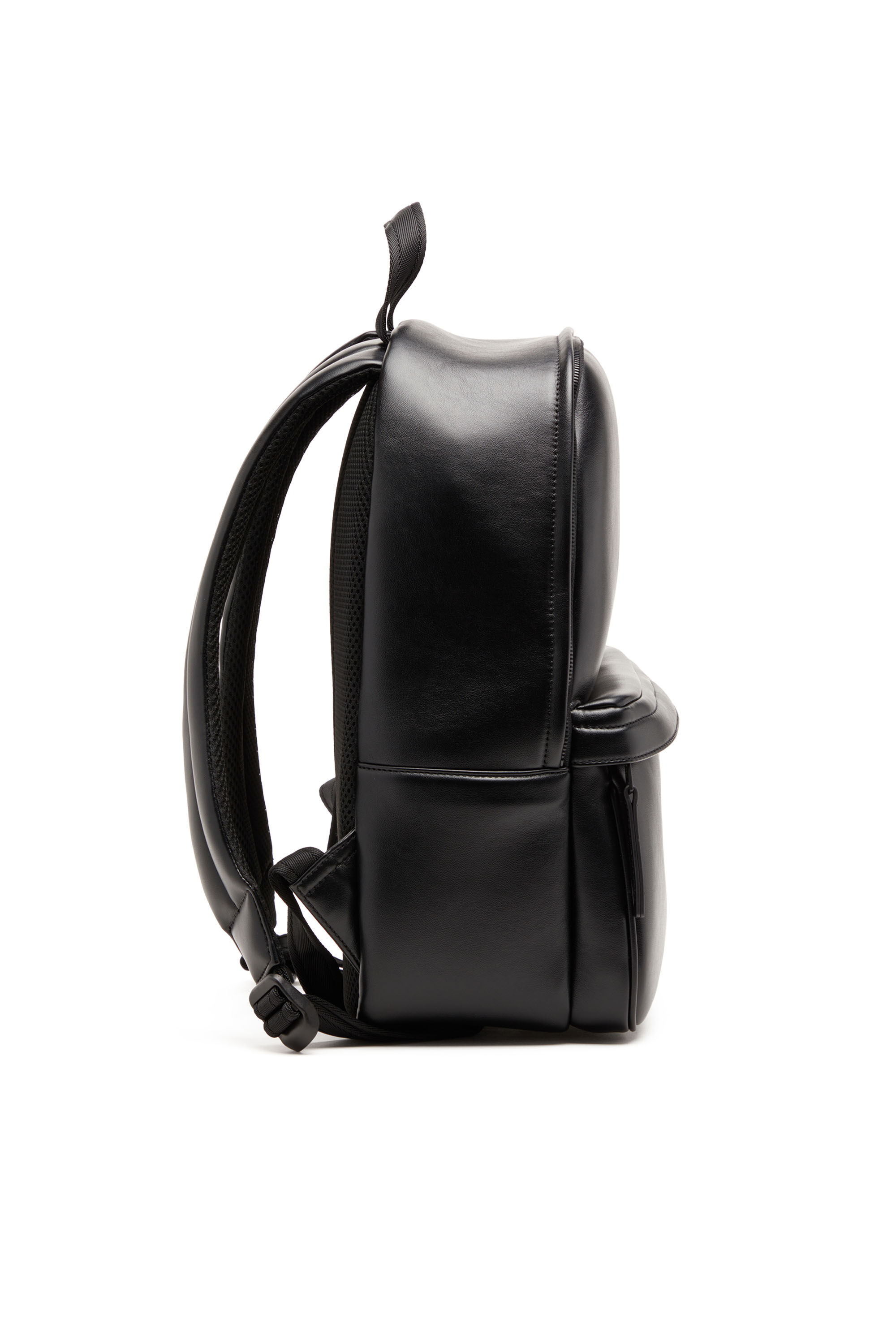 Diesel - HOLI-D BACKPACK M, Man Holi-D-Backpack in bonded neoprene in Black - Image 4