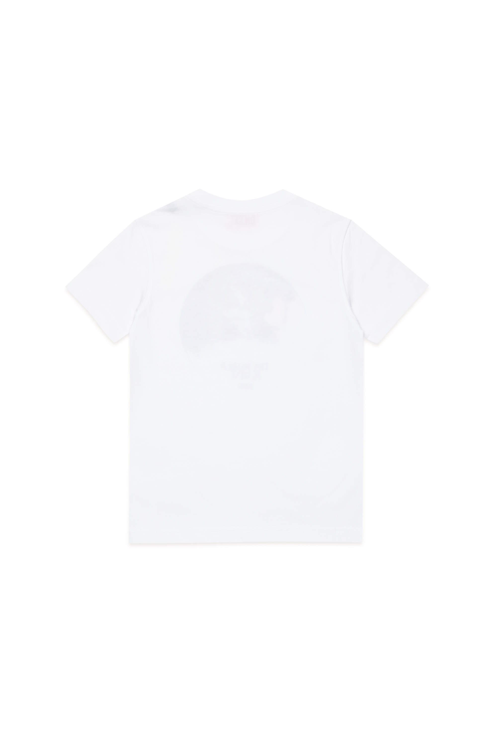 Diesel - TDIEGORL4, Man's T-shirt with globe logo in White - 2