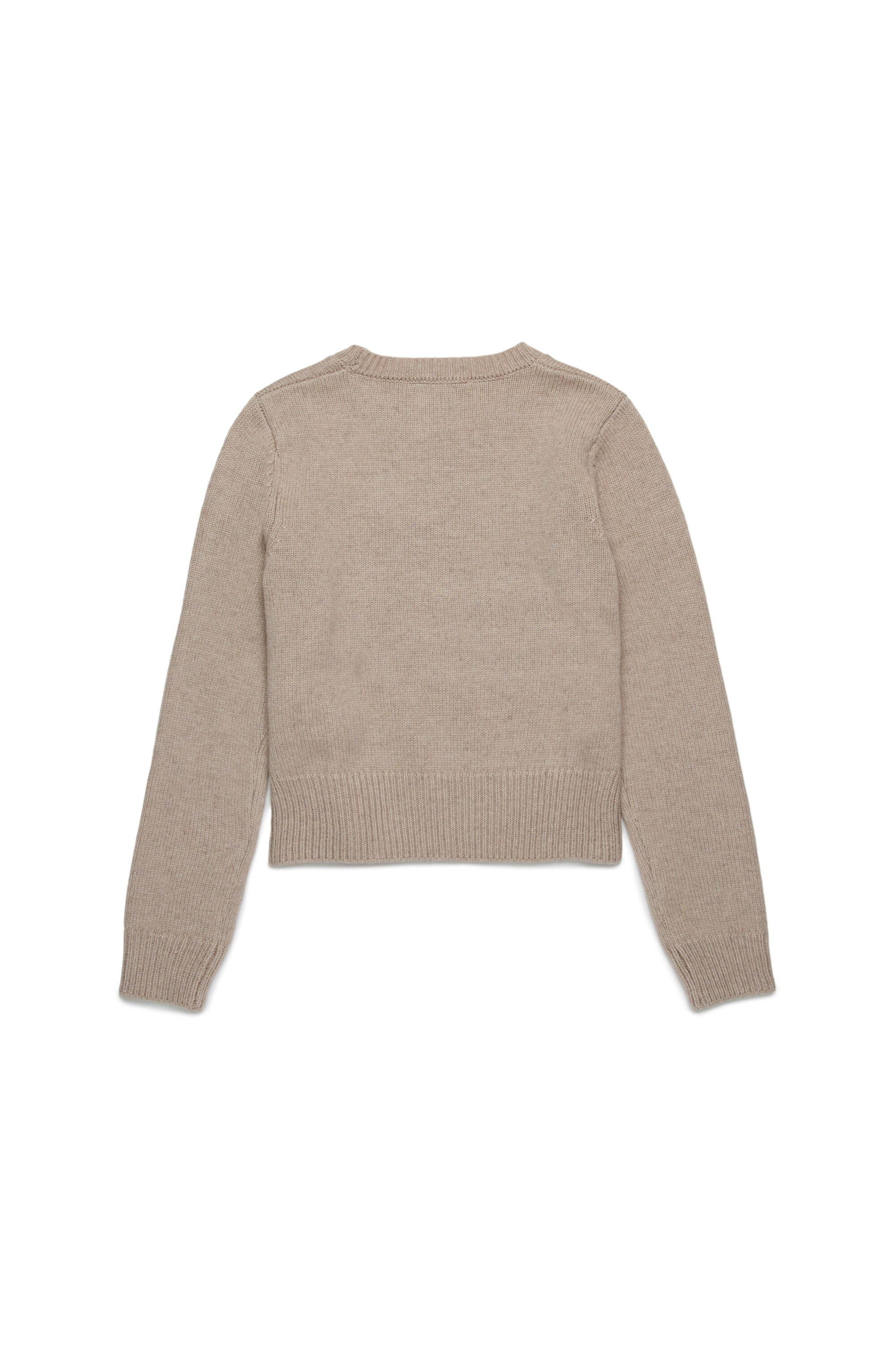 Diesel - KGANDIE, Woman's Jumper in cashmere-enriched blend in Light Brown - 2