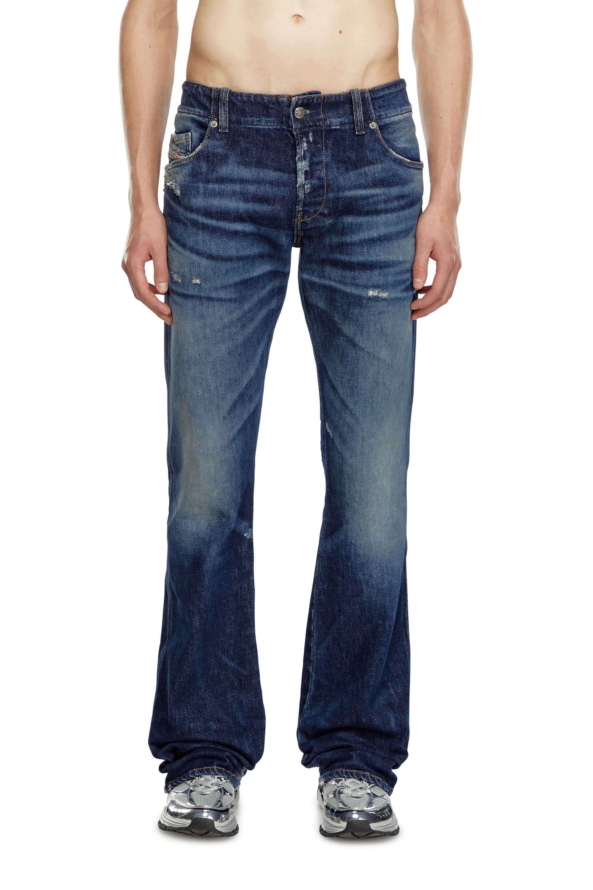 Diesel - Man's Bootcut Jeans D-Backler 09J56, Dark Blue - 1