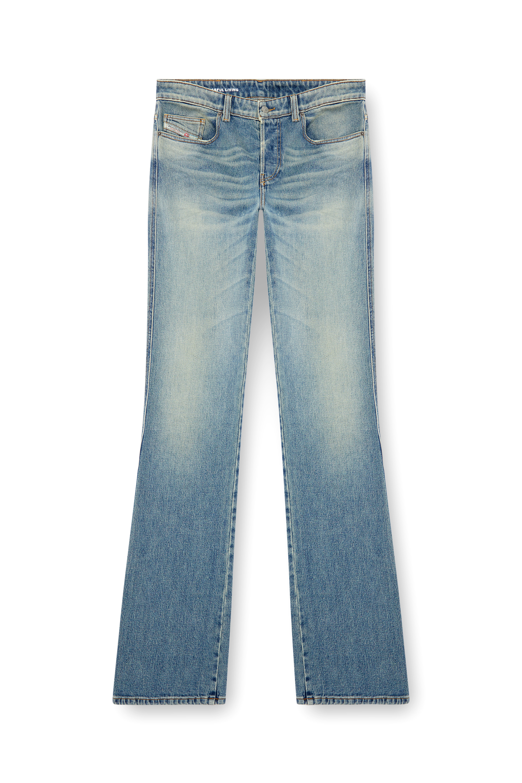 Diesel - Man's Bootcut Jeans 1998 D-Buck 09J55, Light Blue - 3