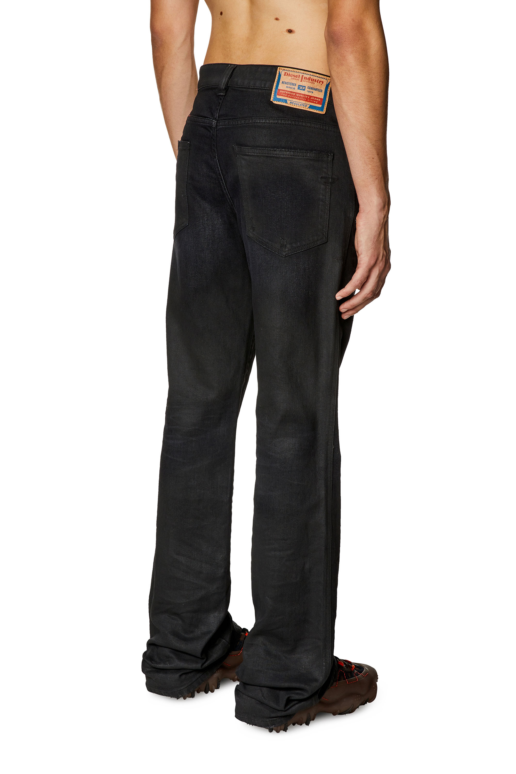 Diesel - Man's Bootcut Jeans 1998 D-Buck 09I19, Black/Dark grey - 4