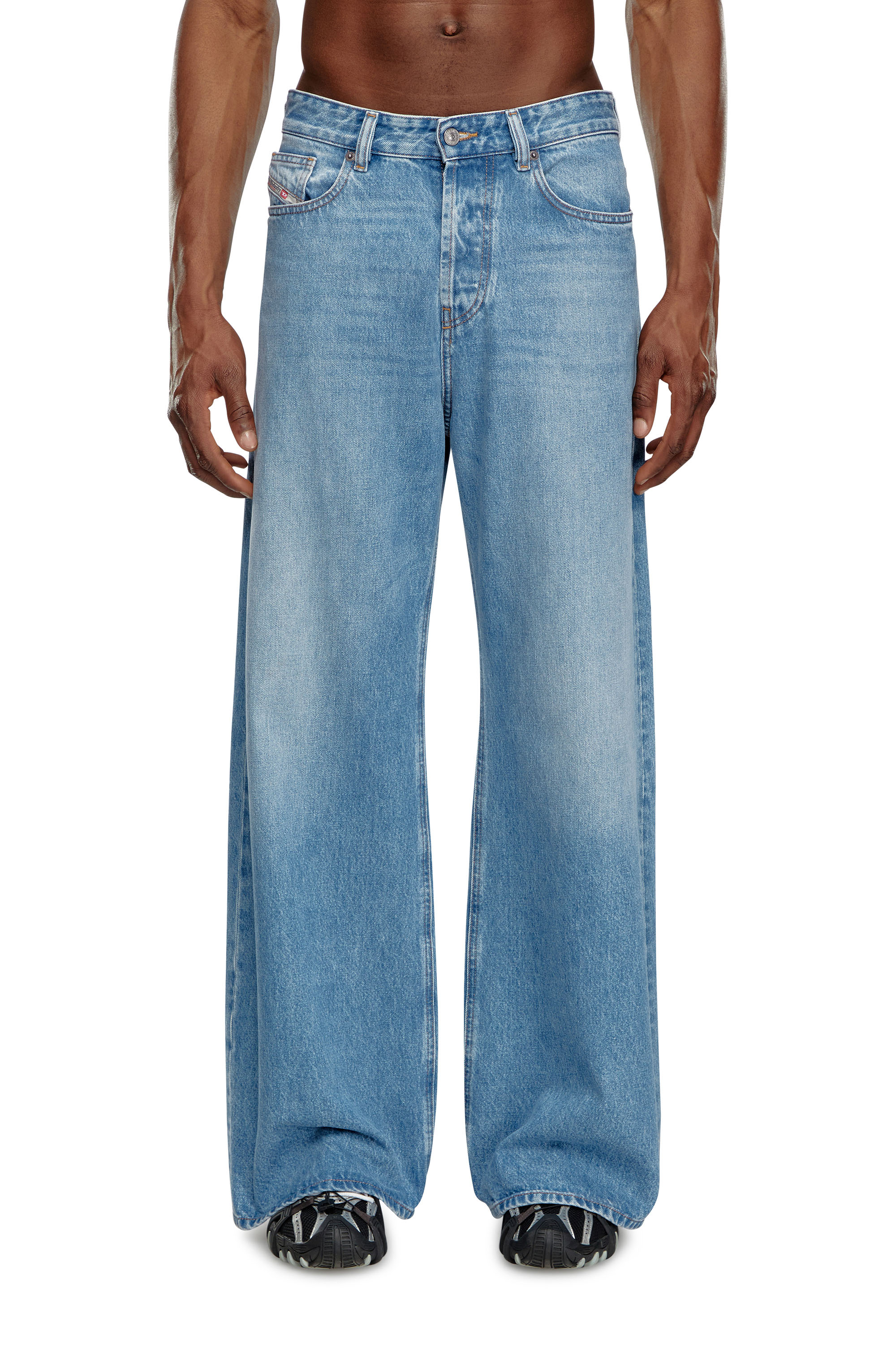 Diesel - Woman Straight Jeans 1996 D-Sire 09I29, Light Blue - Image 1