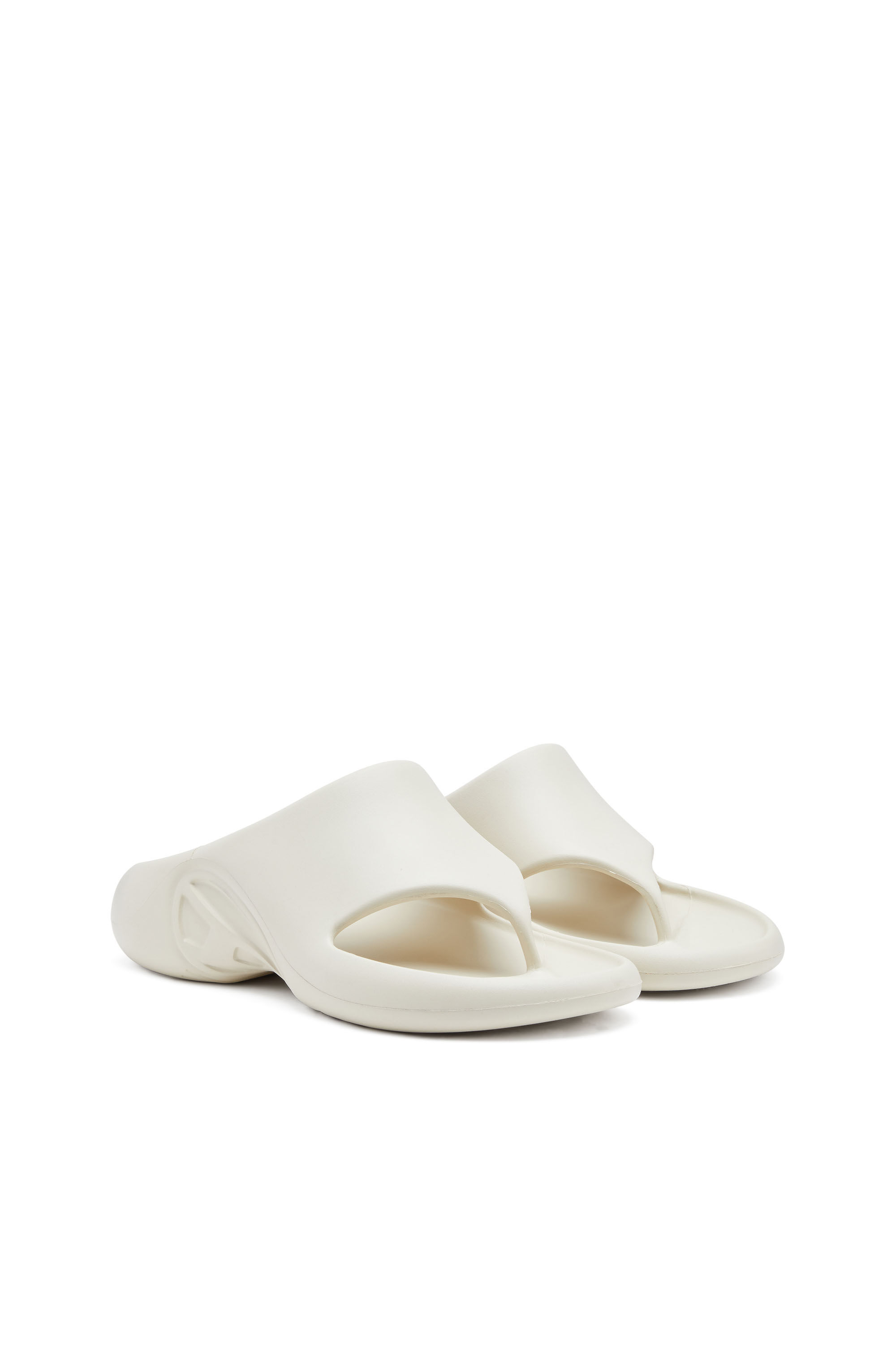 Diesel - SA-MAUI X, Unisex Sa-Maui-Rubber mule flip-flop in White - Image 2