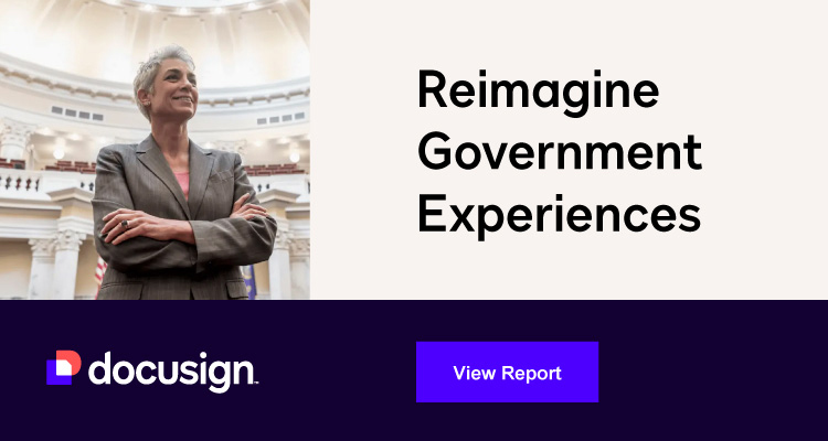 view report to learn how to reimagine gov experiences - docusign