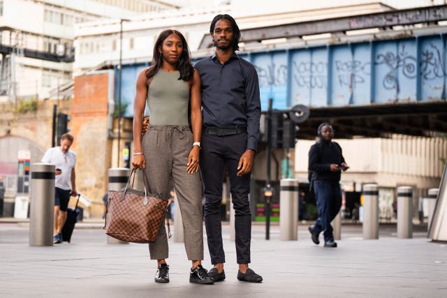 Bianca Williams and Ricardo Dos Santos (James Manning/PA)