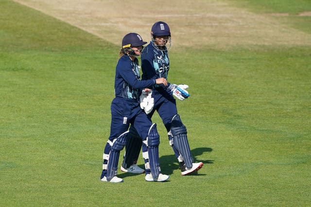 Sophia Dunkley and Danni Wyatt will hope to feature together in England’s upcoming white-ball series with New Zealand (Zac Goodwin/PA)