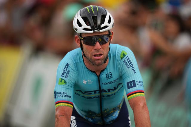 Mark Cavendish struggled badly during the opening stage of the Tour de France (Daniel Cole/AP).